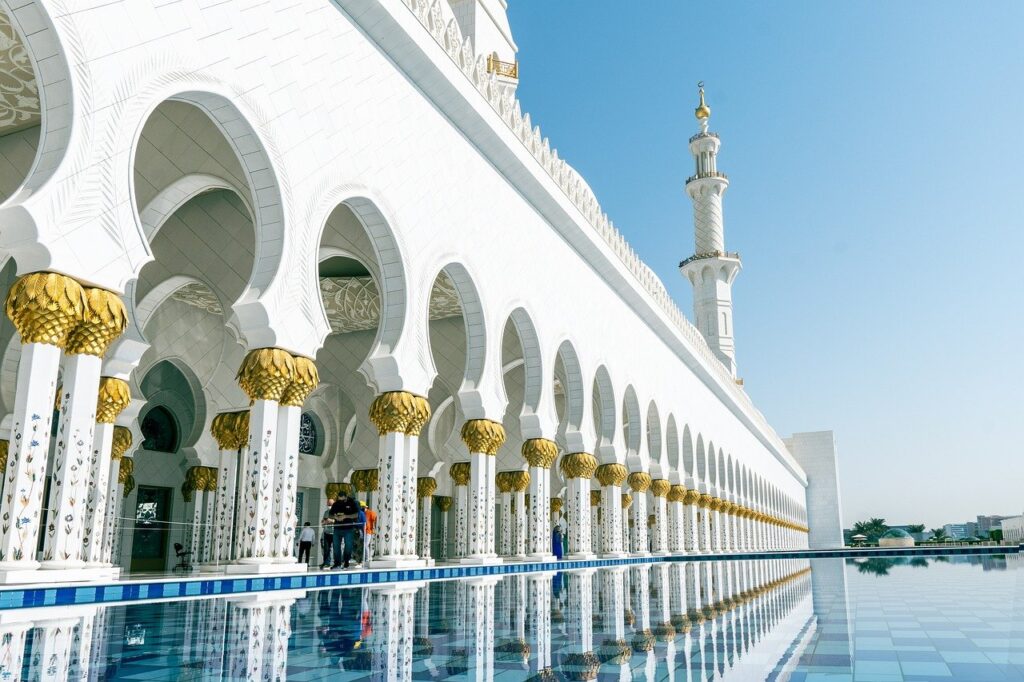 mosque, emirates, temple